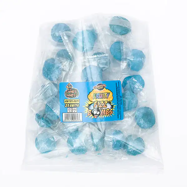 Fizzy Bomb Bubble Gum Blue 25's