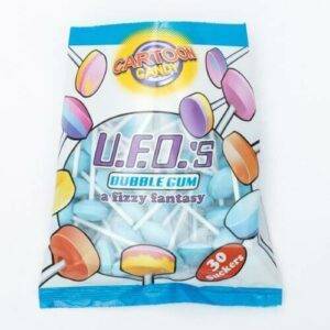 Ufo Lollipops Bubblegum