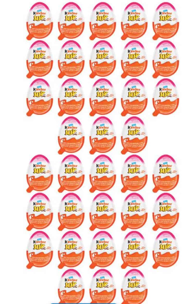Kinder Joy Girl 36's