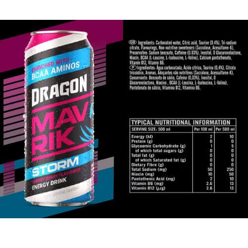 DRAGON E/DRINK MAVERIK 6X500ml - Image 2