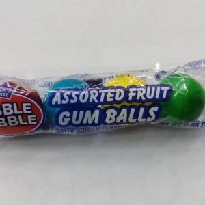 Double Bubble 4Ball Tube- Assorted Fruit Flavours